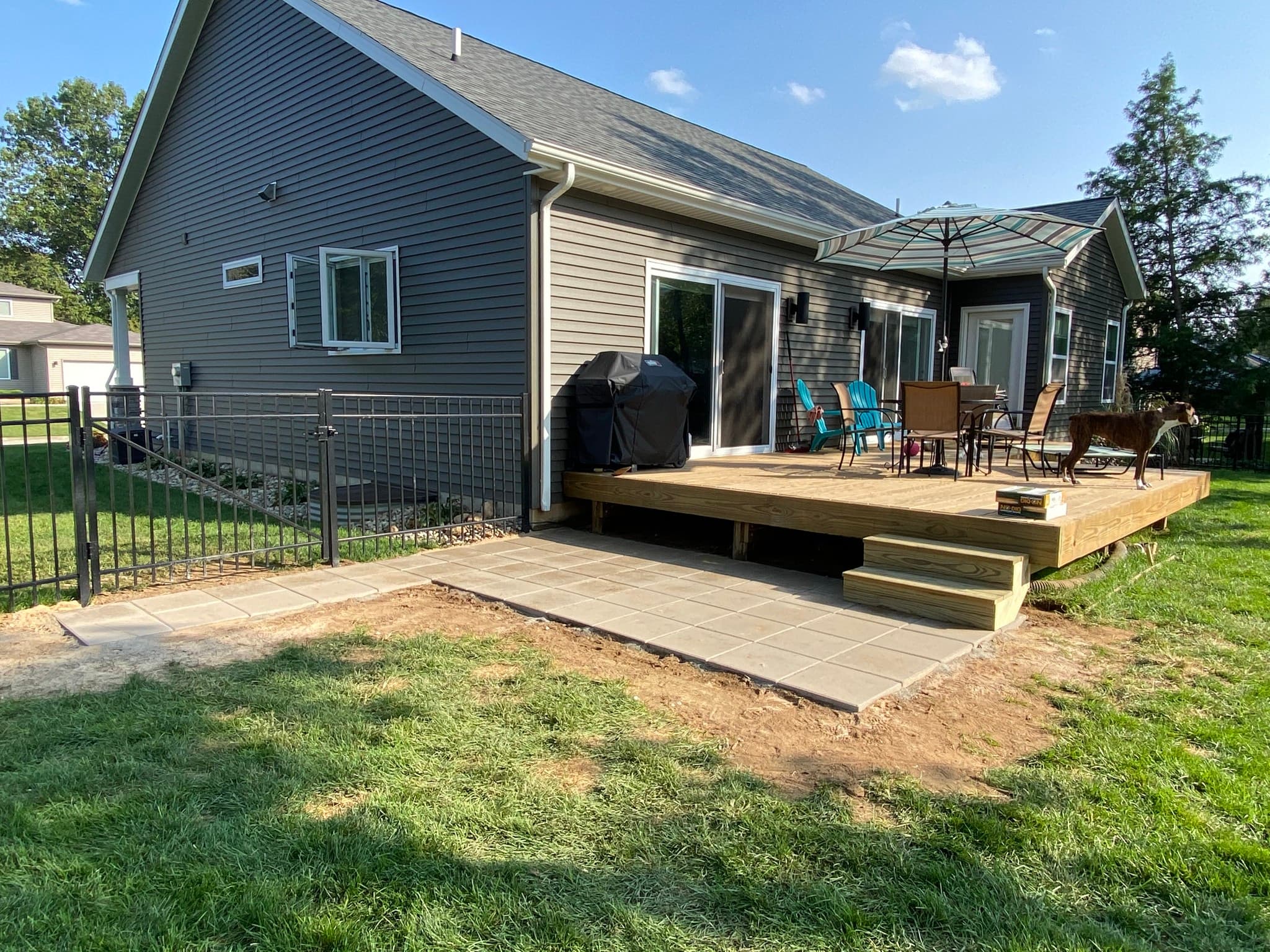Completed deck project
